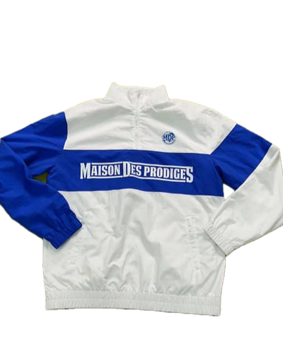 MDP JACKET- WHITE/ BLUE